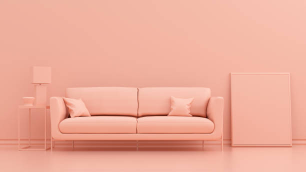 三維渲染的沙發 - home decoration stock pictures, royalty-free photos & images