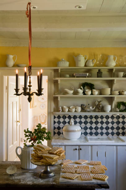 1820's german farmhouse restoration - home decoration stock pictures, royalty-free photos & images