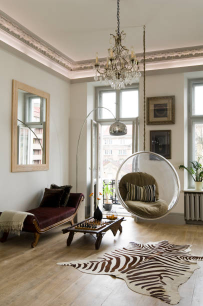 19th century warsaw mansion block apartment - home decoration stock pictures, royalty-free photos & images