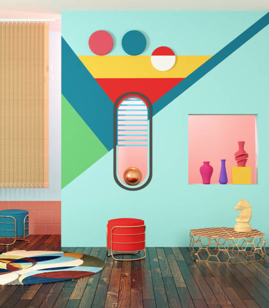 3d chess room - home decoration stock pictures, royalty-free photos & images