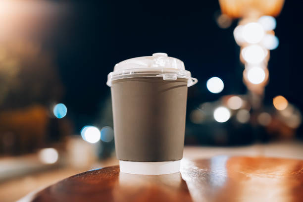 a paper disposable cup - junk food stock pictures, royalty-free photos & images
