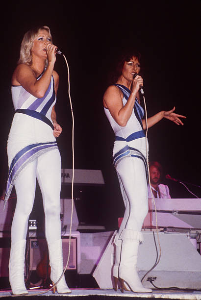 Abba in concert; circa 1970; New York.