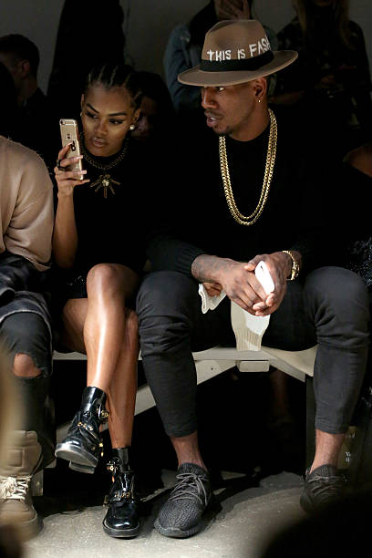 Actress Teyana Taylor and NBA player Iman Shumpert attend the Globe Fashion Week X China Moment fashion show during New York Fashion Week: The Shows...
