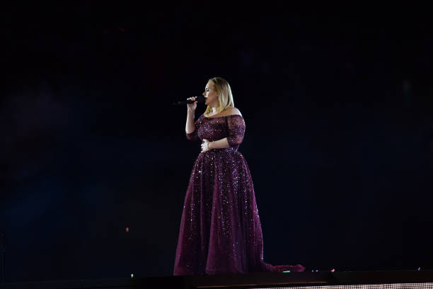 Adele performs at Wembley Stadium on June 28, 2017 in London, England.