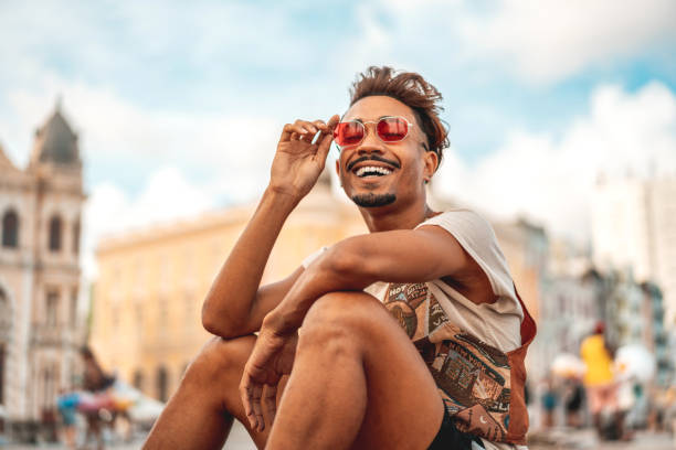 afro street fashion style model - travel stock pictures, royalty-free photos & images