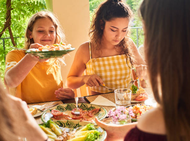 al fresco dining - food stock pictures, royalty-free photos & images