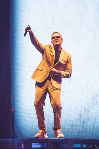 Alejandro Sanz performs in concert at Palau Sant Jordi on June 17, 2023 in Barcelona, Spain.