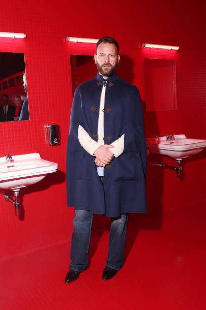 Alessandro Borghi attends Valentino "Le meta-theatre des intimites" show as part of Paris Fashion Week on March 09, 2025 in Paris, France.