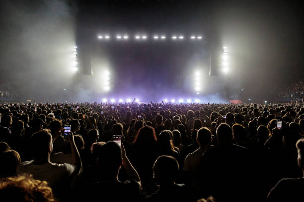 Audience at the concert of Annalisa at Forum of Assago on April 29, 2024 in Milan, Italy.
