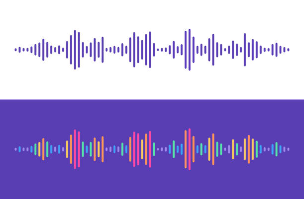 audio levels lines - concert stock illustrations
