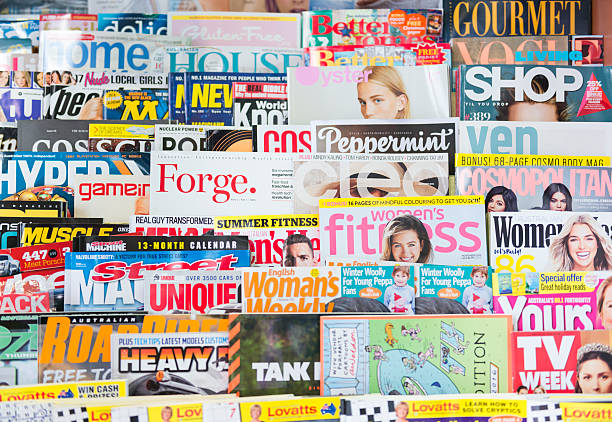 australian magazines - fashion stock pictures, royalty-free photos & images