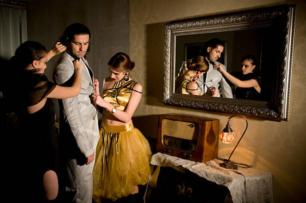 backstage - fashion stock pictures, royalty-free photos & images