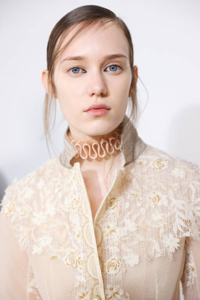 Backstage at the Christian Dior Fall RTW 2025 fashion show as part of Paris Fashion Week on March 4, 2025 in Paris, France.