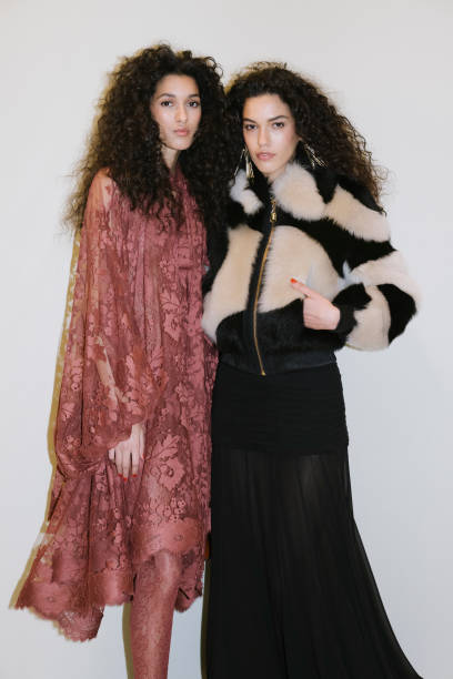Backstage at Zimmermann RTW Fall 2024 as part of Paris Ready to Wear Fashion Week held at Pavillon Cambon on March 4, 2024 in Paris, France.