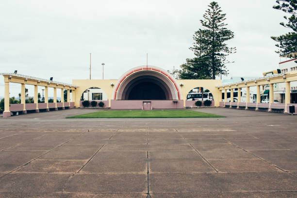 bandshell in napier - concert stock pictures, royalty-free photos & images