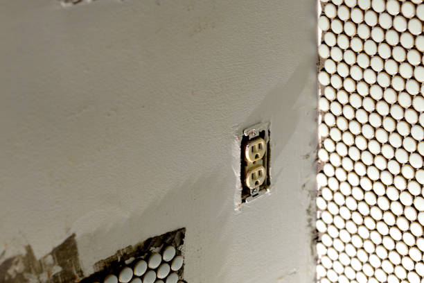 bathroom wall tile diy installation - home decoration stock pictures, royalty-free photos & images