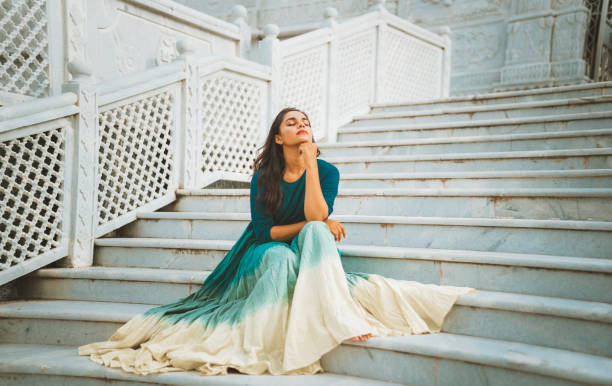 beautiful young woman in the city,india - fashion stock pictures, royalty-free photos & images