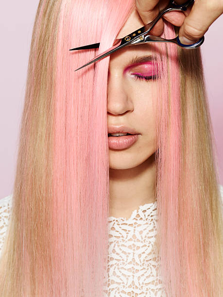 beauty - hairstyle stock-fotos und bilder