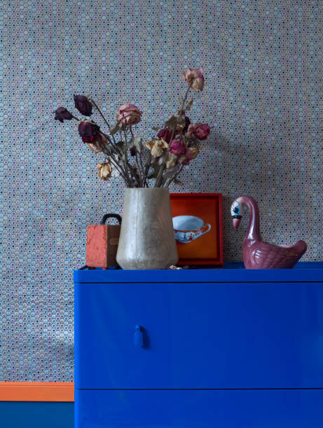 blue cupboard - home decoration stock pictures, royalty-free photos & images