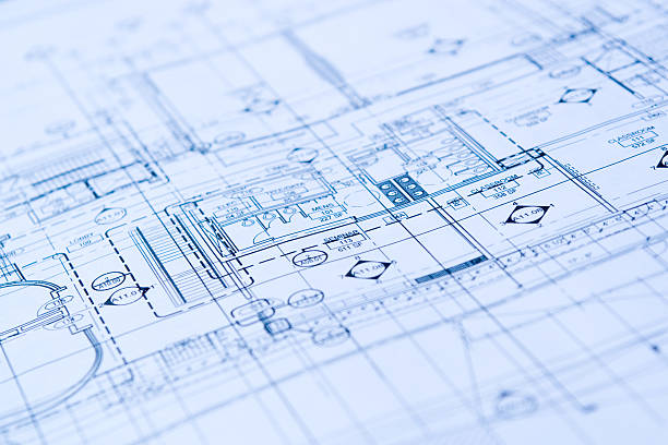 blueprints - home decoration stock pictures, royalty-free photos & images