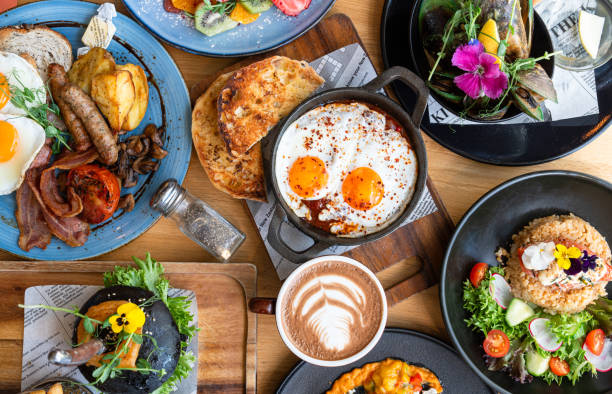 brunch table. - food stock pictures, royalty-free photos & images