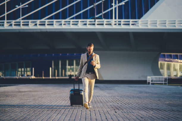 businessman on business trip in spain - travel stock pictures, royalty-free photos & images