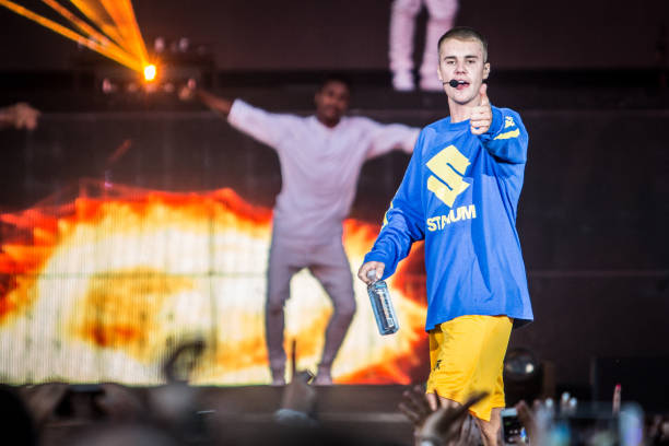Canadian singer Justin Bieber performs at Idays Festival at Monza Park. Monza, june 18th 2017