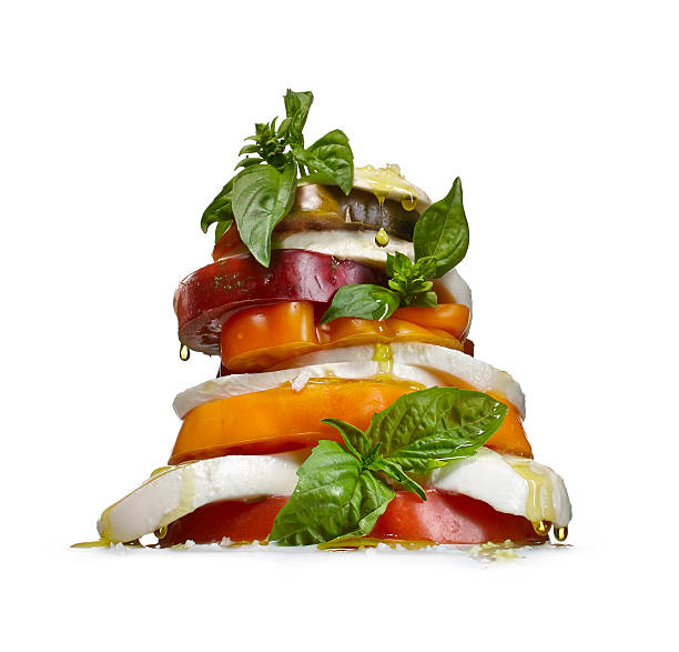 caprese salad - food stock pictures, royalty-free photos & images