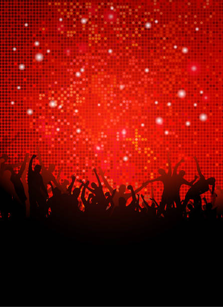 celebration dance - concert stock illustrations