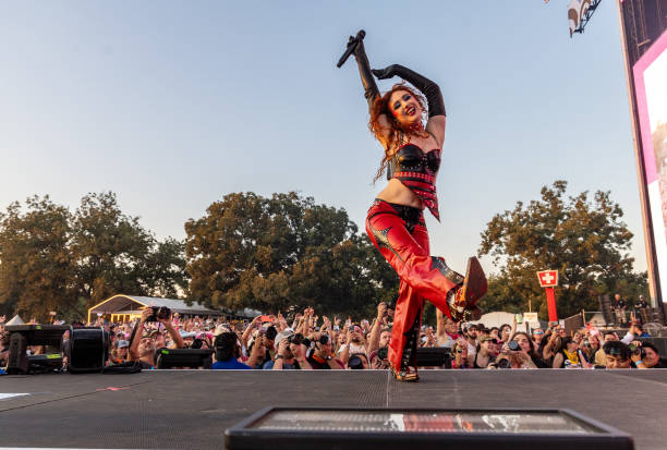 Chappell Roan performs in concert during the 2024 Austin City Limits Music Festival at Zilker Park on October 13, 2024 in Austin, Texas.