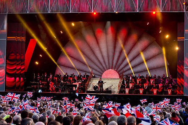 Chas and Dave performs during a concert on the 70th anniversary of VE Day at Horse Guards Parade on May 9, 2015 in London, England.