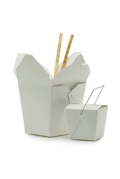 chinese carryout food containers - junk food stock pictures, royalty-free photos & images
