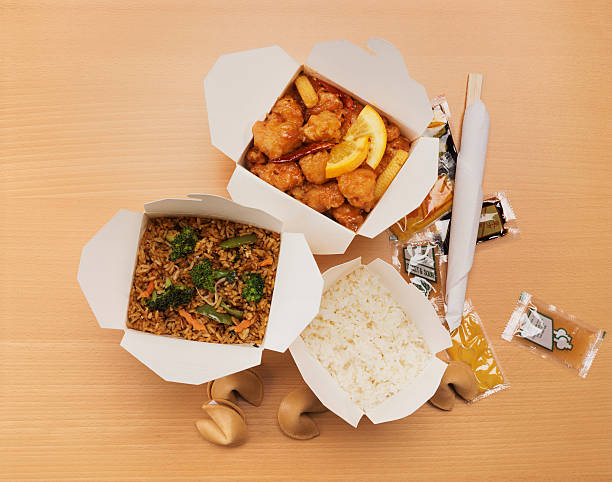 chinese take away - junk food stock pictures, royalty-free photos & images