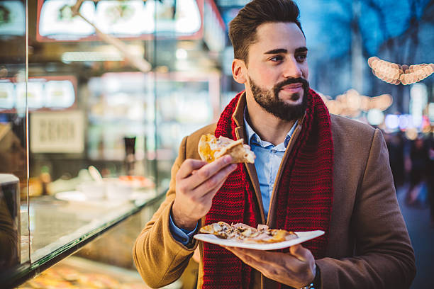 christmas market food - junk food stock pictures, royalty-free photos & images