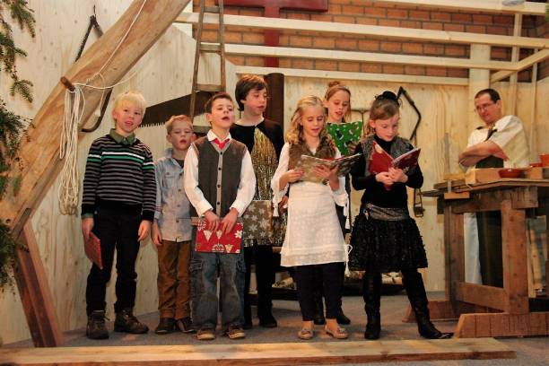 christmas representaion - concert stock pictures, royalty-free photos & images