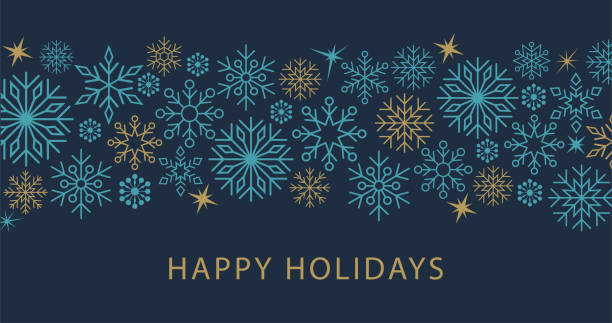 christmas snowflake card - home decoration stock illustrations