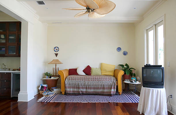 colorful cushions are arranged on a couch in a living room - home decoration stock pictures, royalty-free photos & images