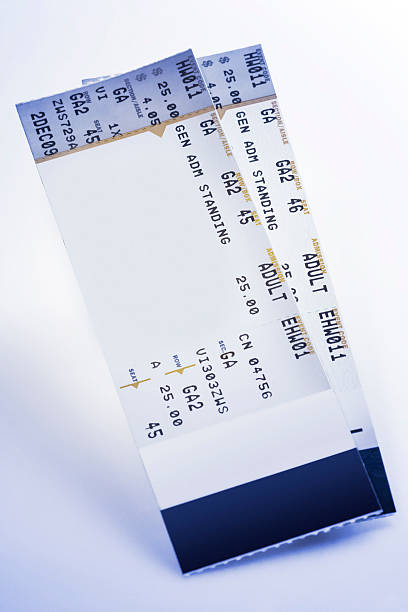 concert tickets - concert stock pictures, royalty-free photos & images