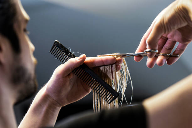 corte de cabello - hairstyle fotografías e imágenes de stock