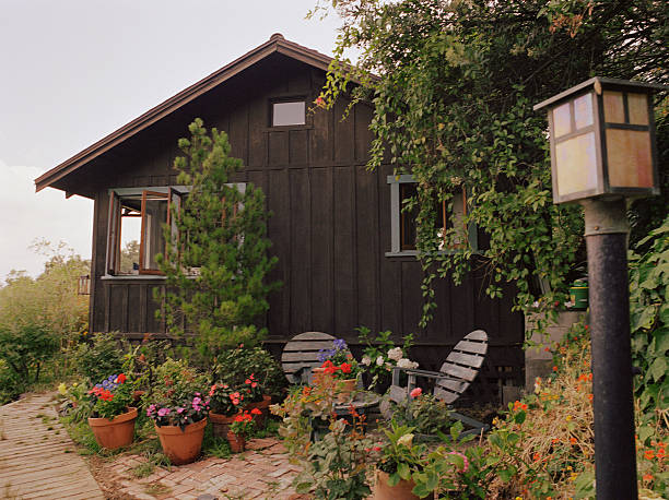 cottage - garden decoration stock pictures, royalty-free photos & images