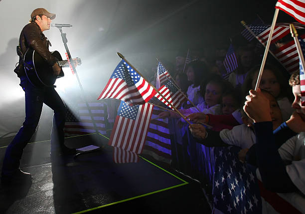 Country Music Artist Rodney Atkins performs a concert after the NASCAR Second Annual Jail & Bail held at Brickhouse Tavern October 14, 2009 in...
