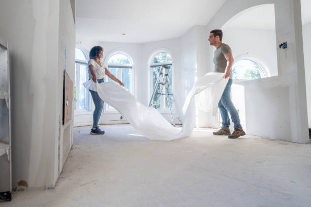 couple renovating a new home - home decoration stock pictures, royalty-free photos & images