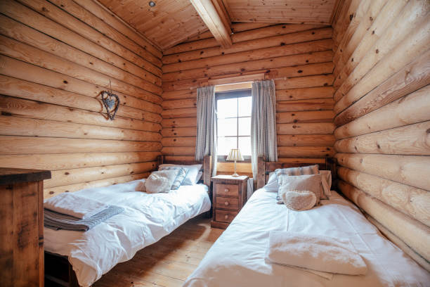 cozy bedroom - home decoration stock pictures, royalty-free photos & images