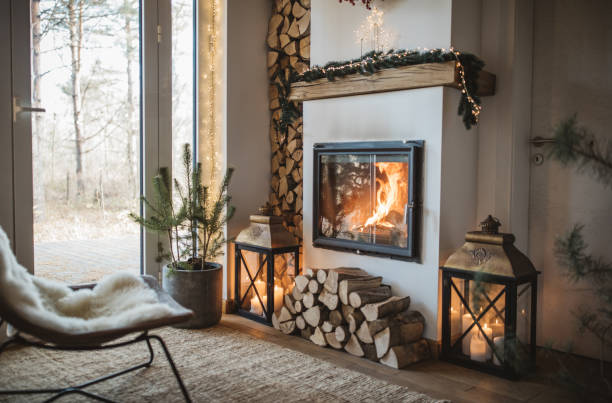 cozy place for rest - home decoration stock pictures, royalty-free photos & images