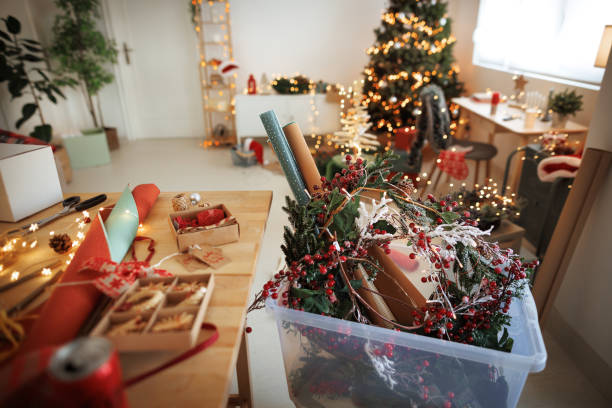 creative mess - home decoration stock pictures, royalty-free photos & images