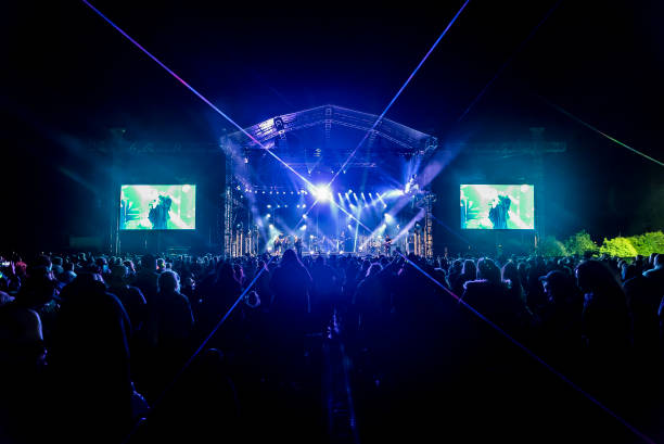 Crowd watches Tina Arena perform at Mornington Racecourse on December 07, 2024 in Melbourne, Australia.