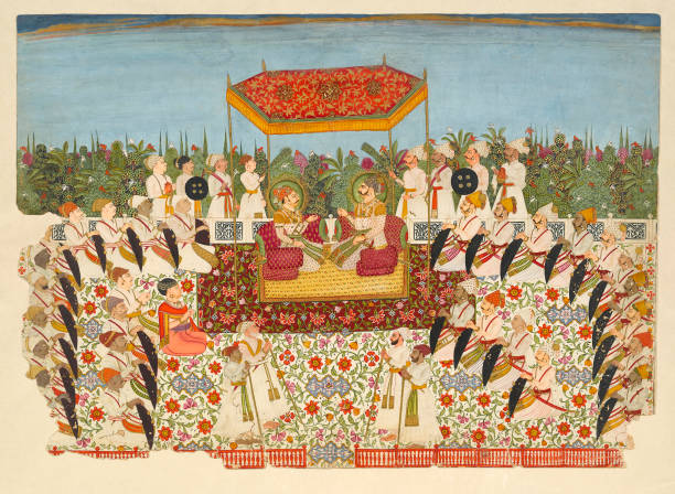 Darbar Mirza Maharai Lakhpatiji, 1750. Artist Unknown.