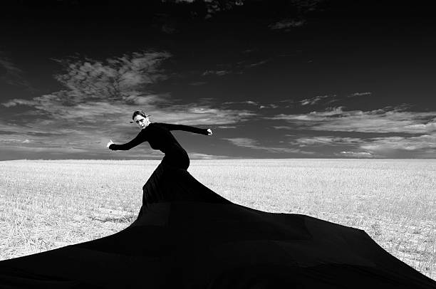 dark and strange fashion portrait - fashion stock pictures, royalty-free photos & images