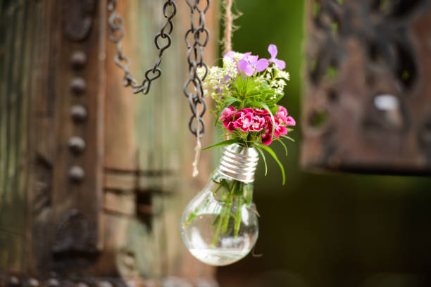 diy garden party decoration ideas - garden decoration stock pictures, royalty-free photos & images