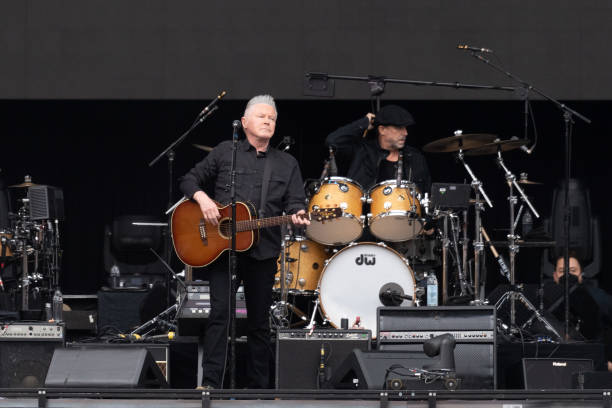 Don Henley of the Eagles performs on stage at Murrayfield on June 22, 2022 in Edinburgh, Scotland.